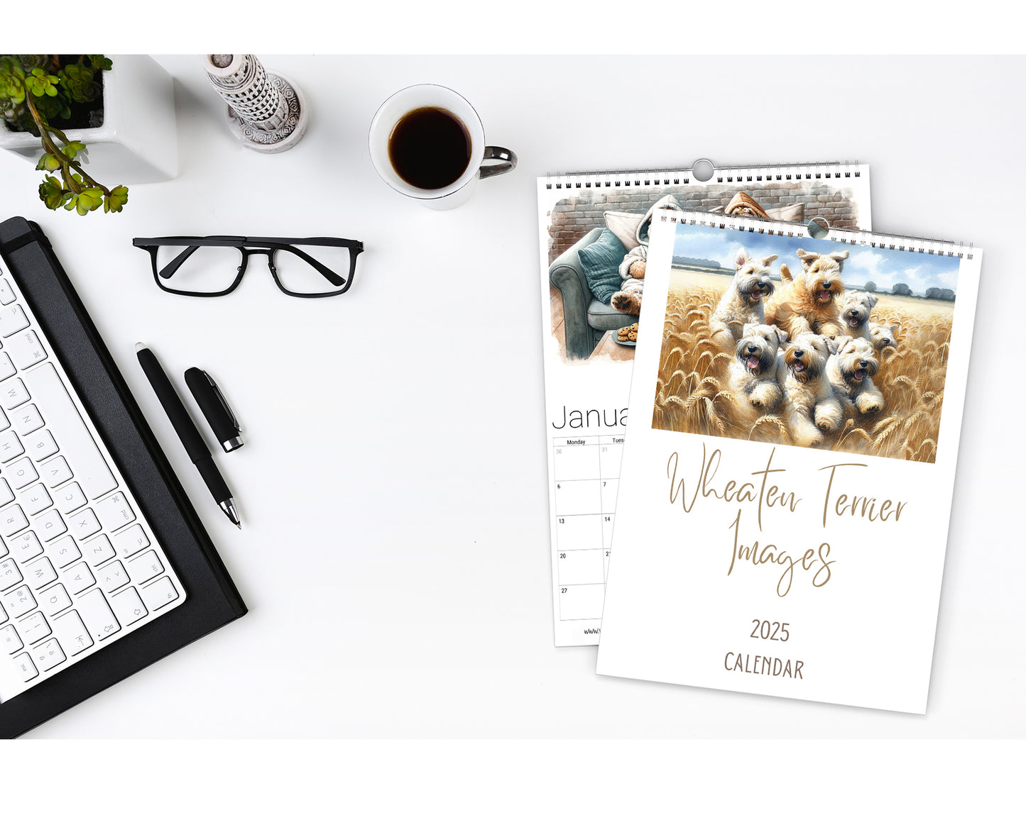 Soft Coated Wheaten Terrier Calendar 2025