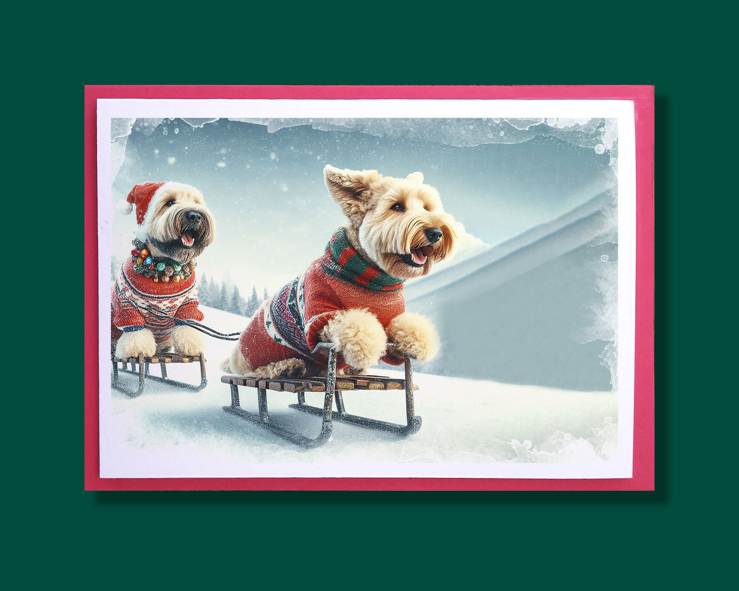 Snow Range Christmas Cards Pack of 5