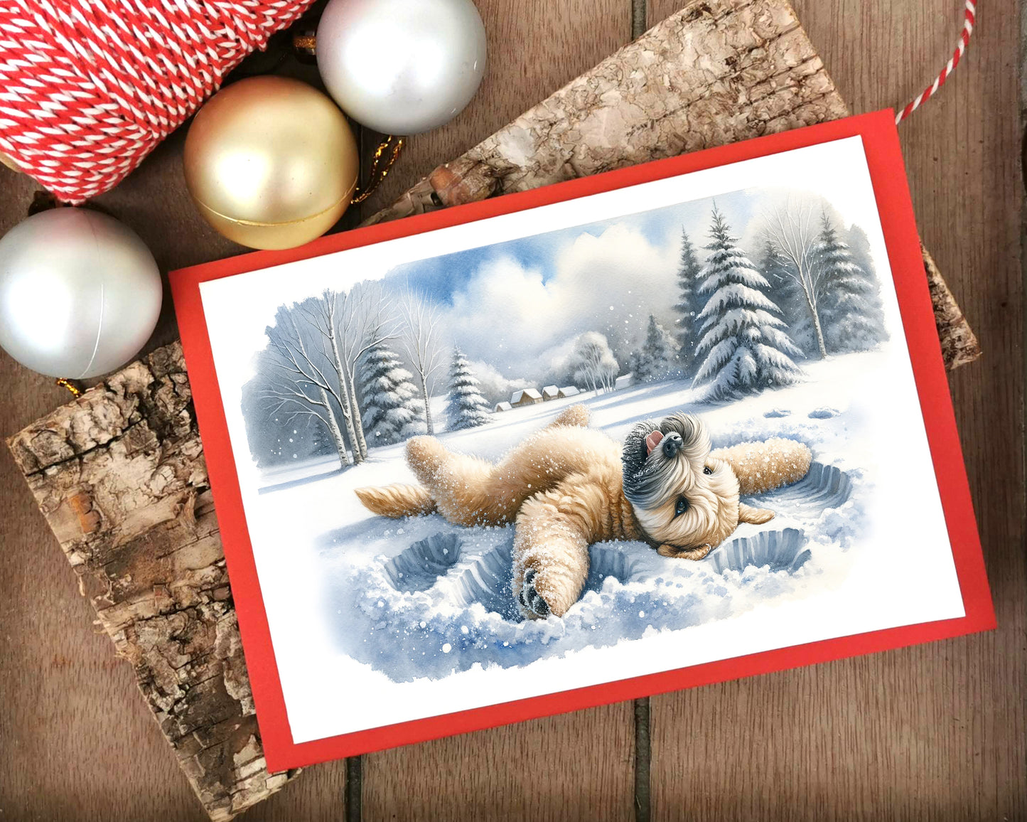 Snow Range Christmas Cards Pack of 5