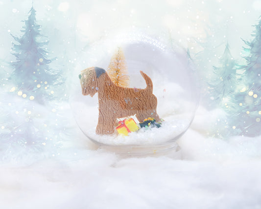 Soft Coated Wheaten Terrier Snow Globe