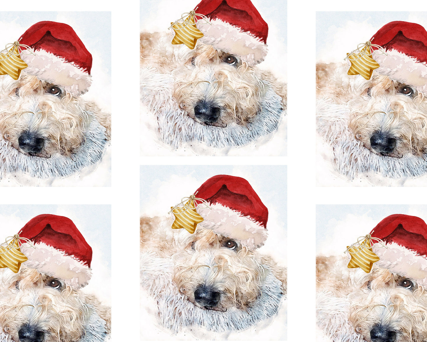 soft coated wheaten terrier christmas star christmas paper